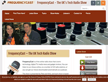 Tablet Screenshot of frequencycast.co.uk